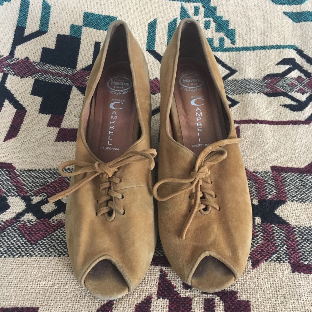 Jeffrey Campbell suede wedges size 8.5